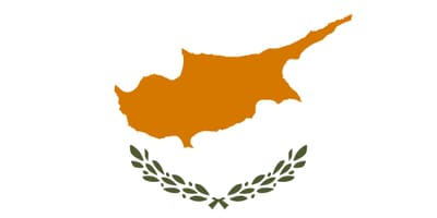 Карта Кипра флаг