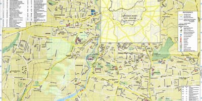 Карта Никосии Кипр
