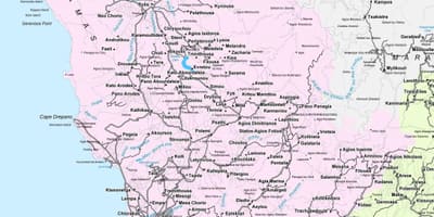 Карта улиц пафоса Кипр