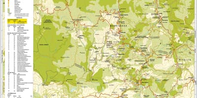 Карта горы троодос Кипр