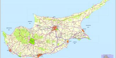 Карта дорог Кипра